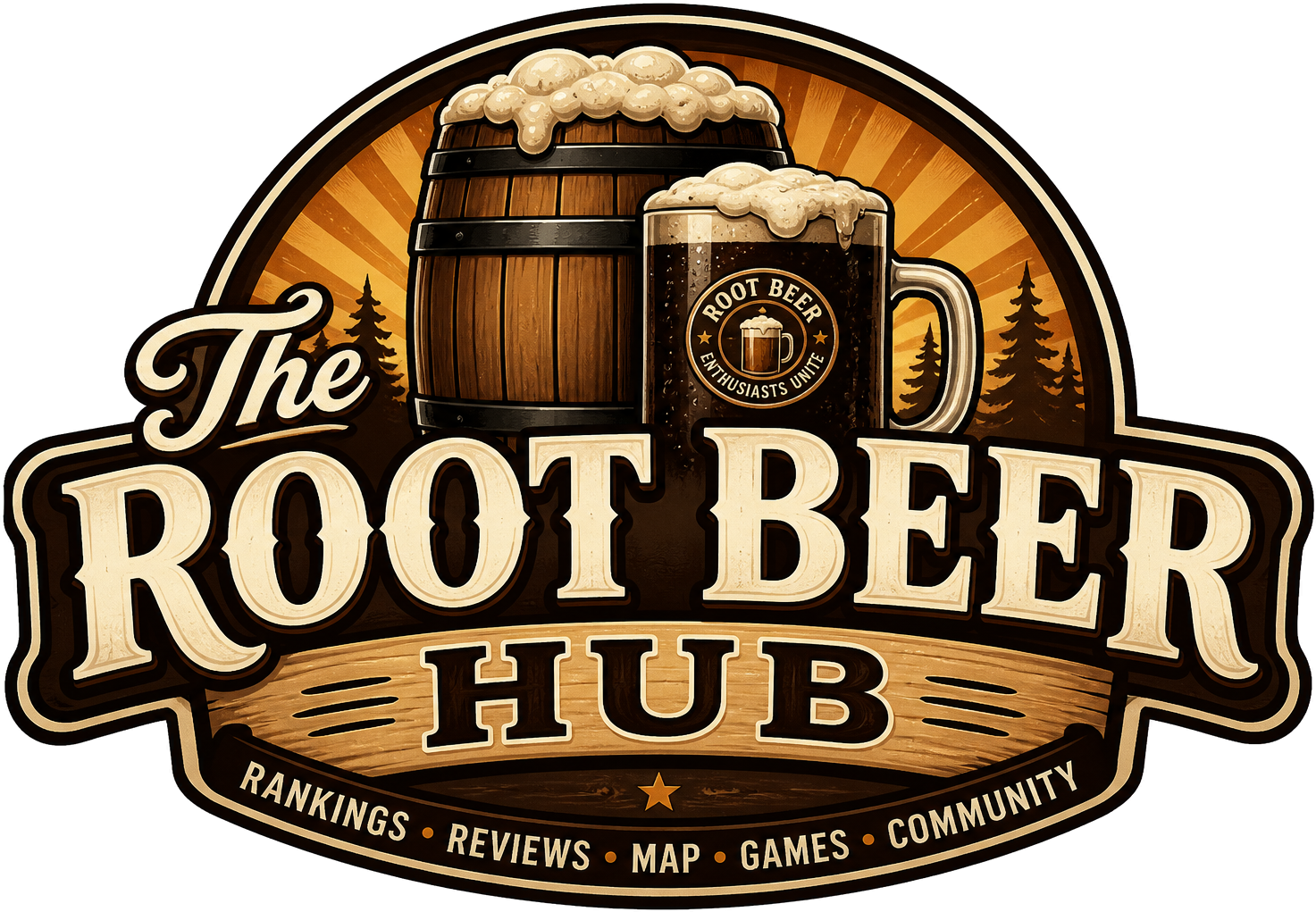 The Root Beer Hub logo